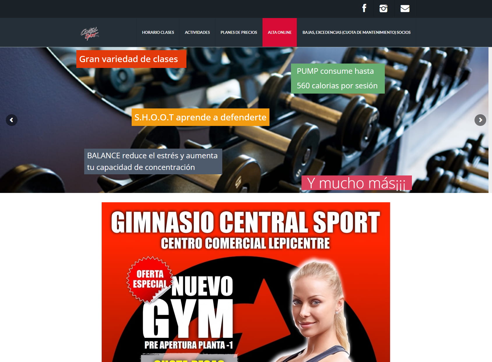 Gimnasios Central Sport