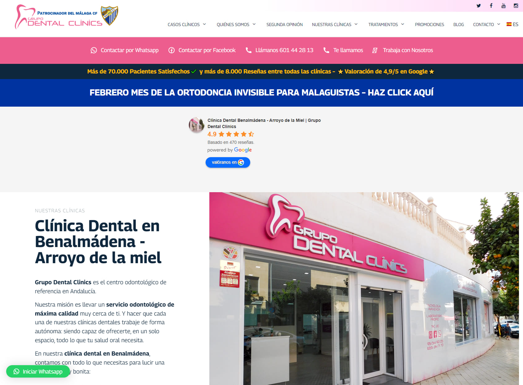 Clínica Dental Benalmádena - Arroyo de la Miel | Grupo Dental Clinics
