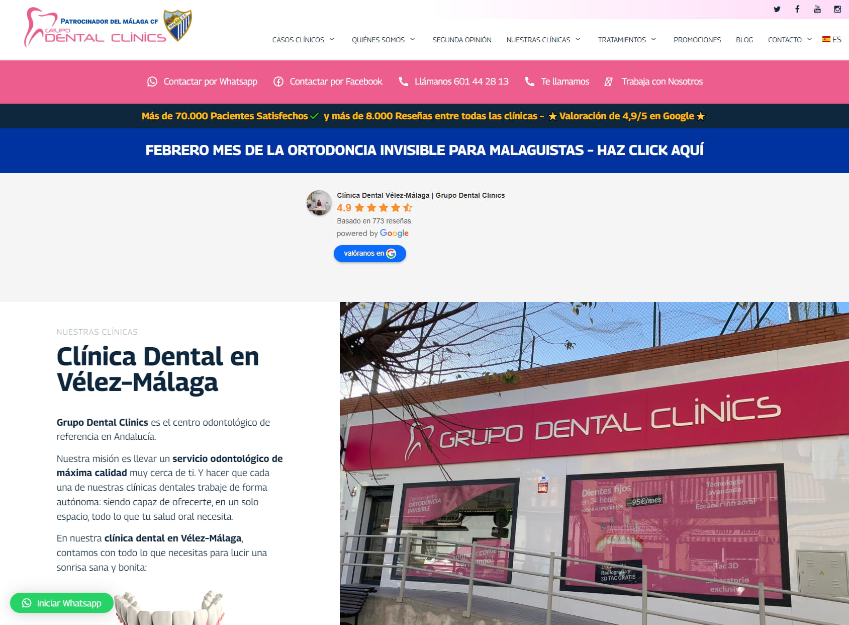 Clínica Dental Vélez-Málaga | Grupo Dental Clinics