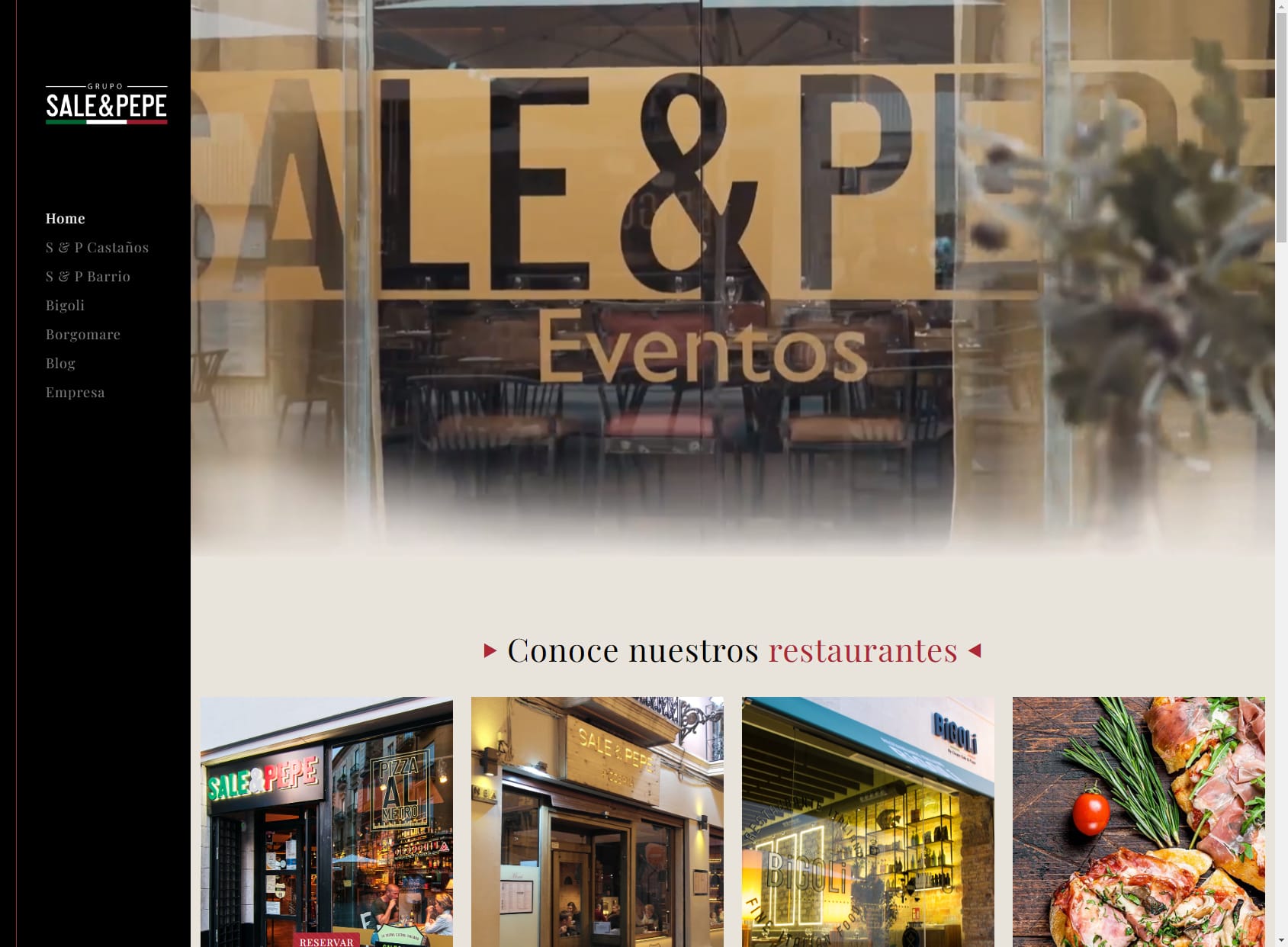 Sale & Pepe Barrio | Pizzería Alicante | Restaurante Italiano Alicante