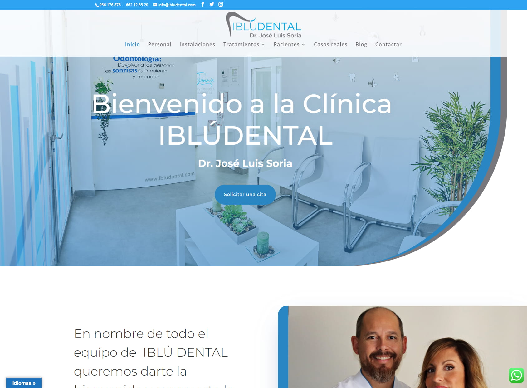 IBLÚ DENTAL - Dr Jose Luis Soria | Estética Dental e implantes
