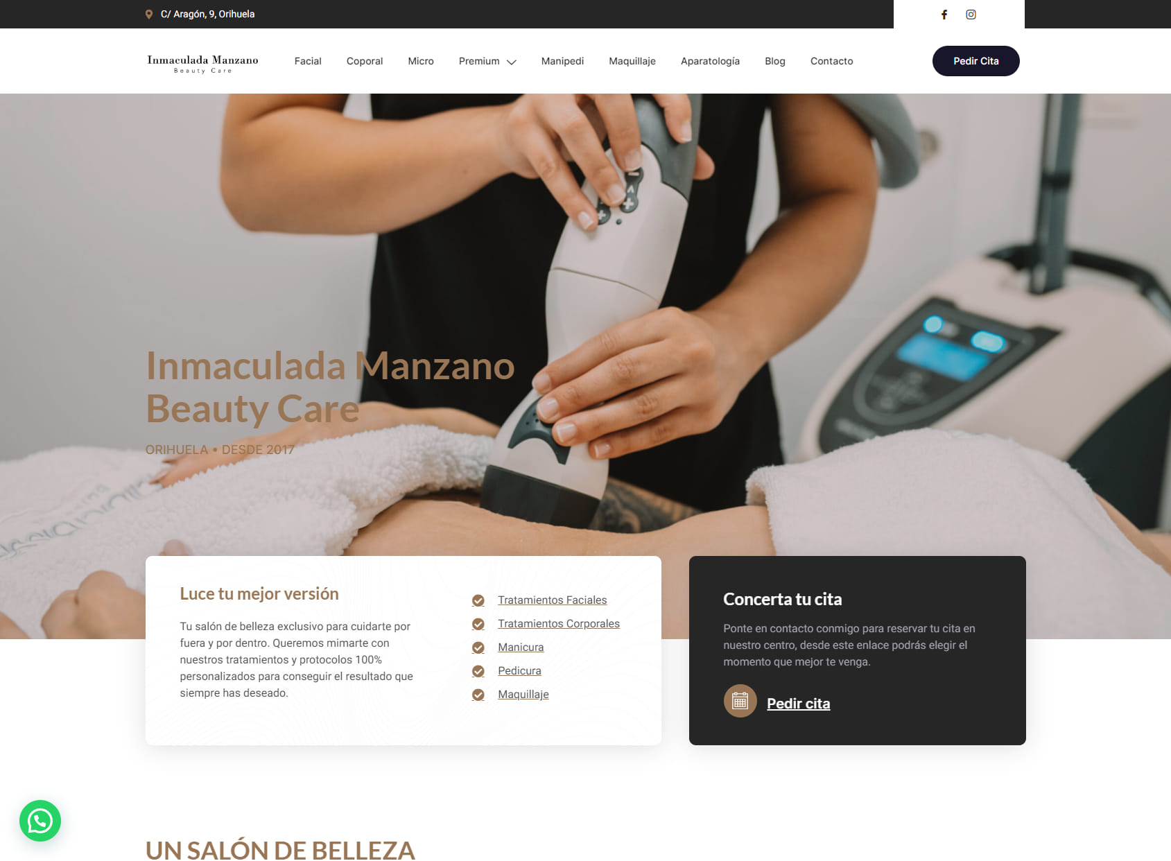 INMACULADA MANZANO BEAUTY CARE