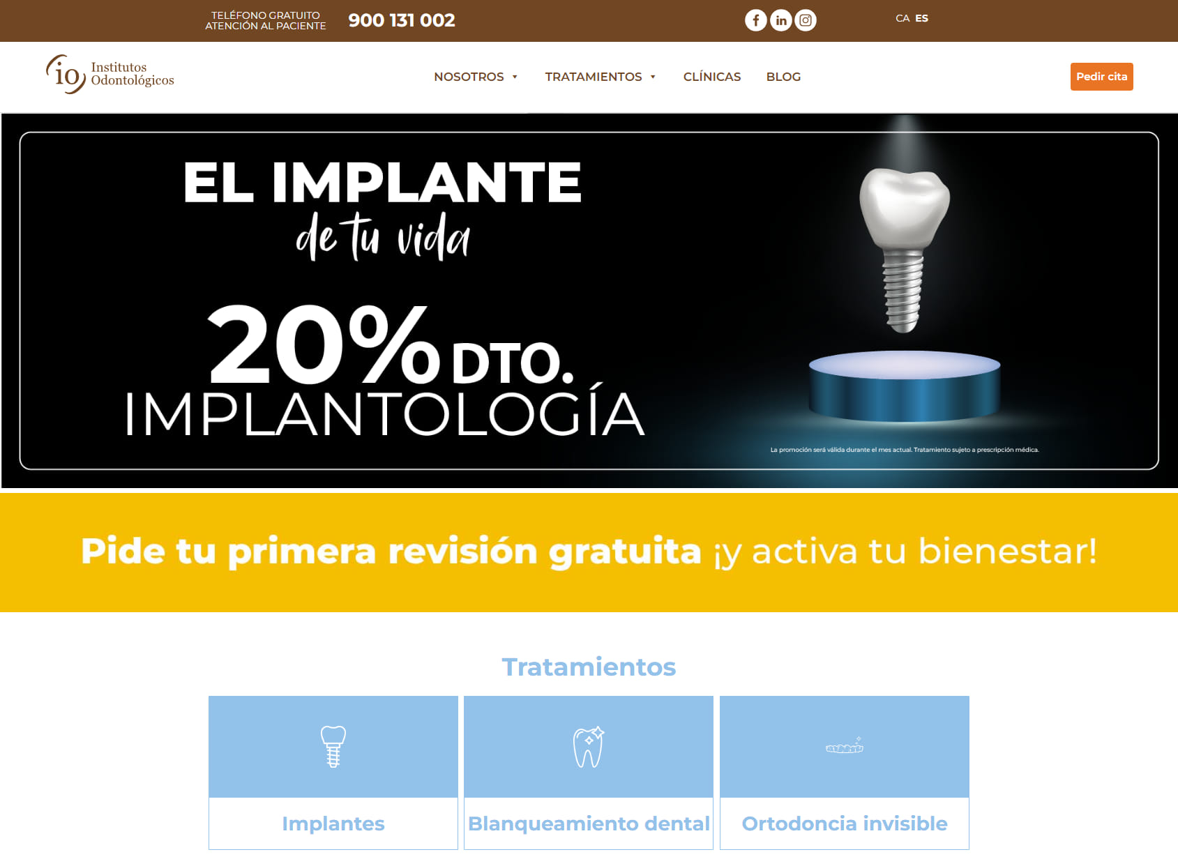 Institutos Odontológicos - Clínica Dental Zaragoza Sagasta