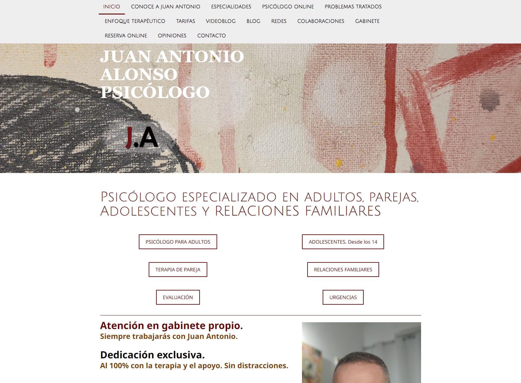 Juan Antonio Alonso - Clinica Psicologia