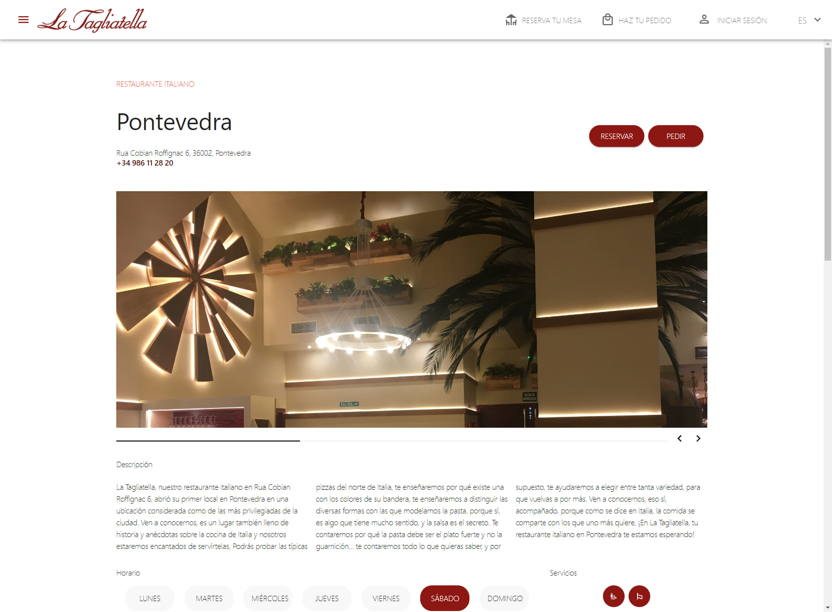 Restaurante La Tagliatella | Pontevedra