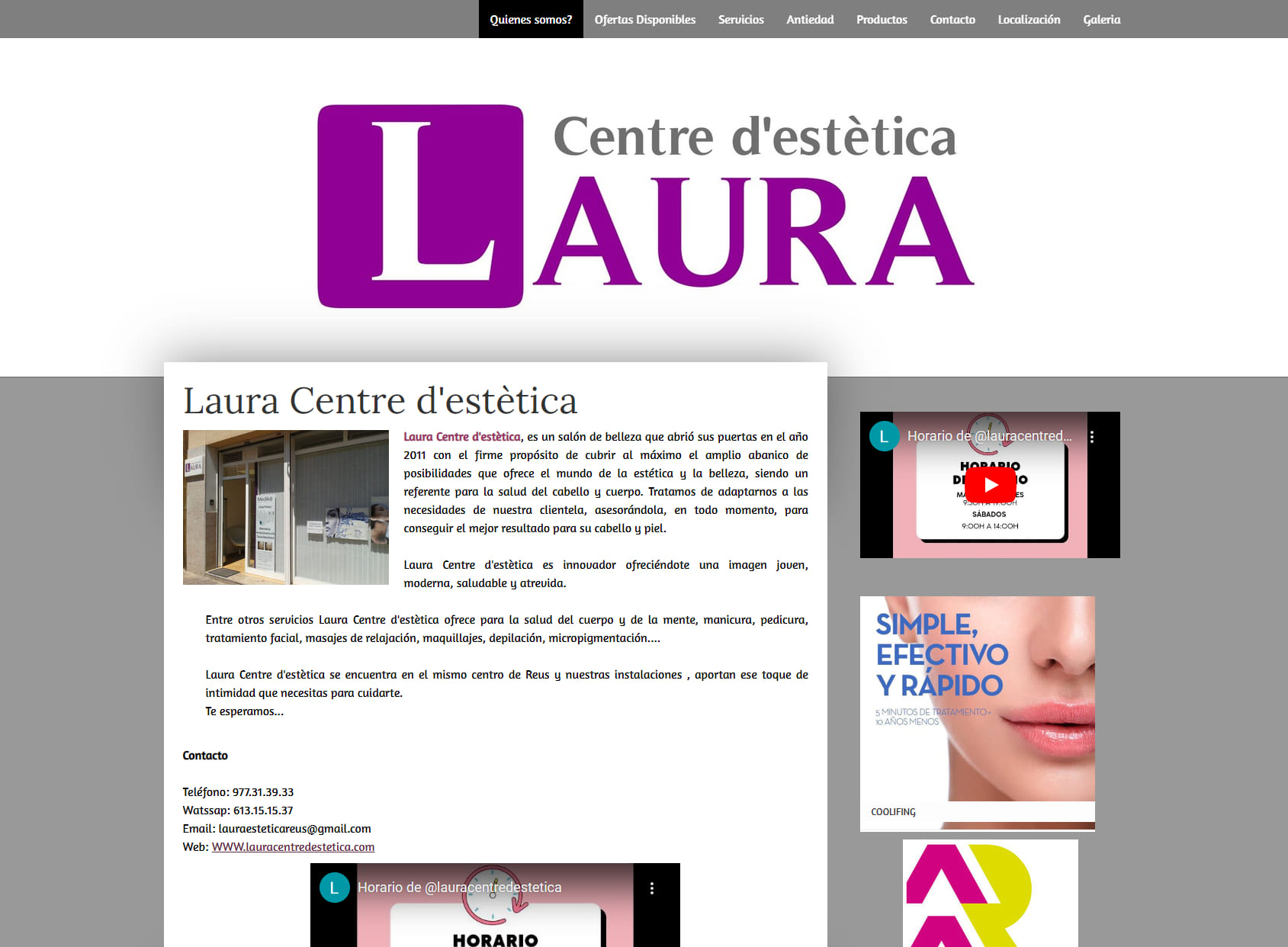 Centre d'estètica Laura