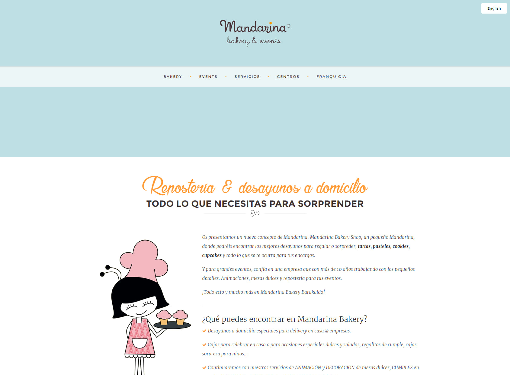 Mandarina Bakery & Events Barakaldo