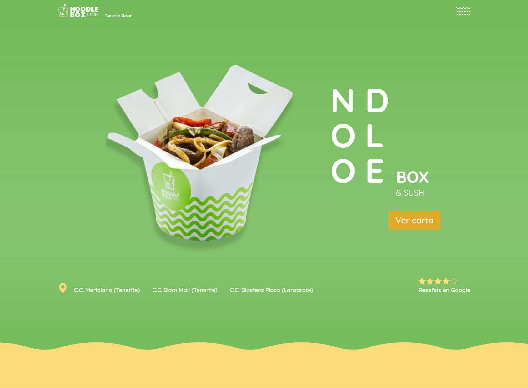 Noodle Box & Sushi - CC Meridiano