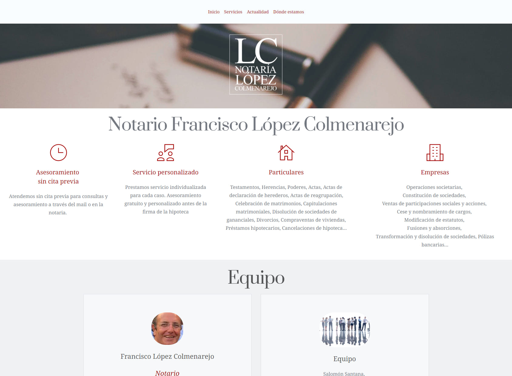 Notarial López Colmenarejo