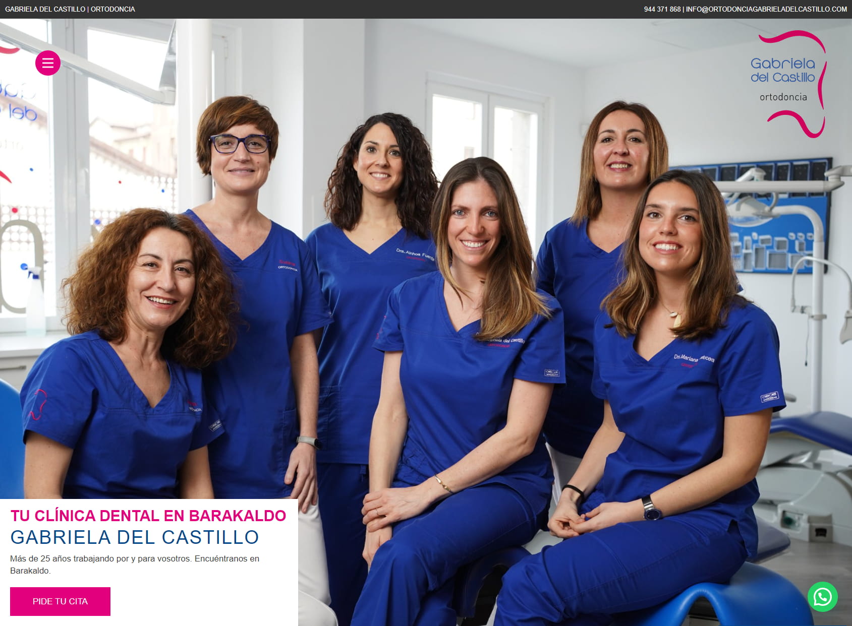 Ortodoncia Gabriela del Castillo Clínica Dental en Barakaldo