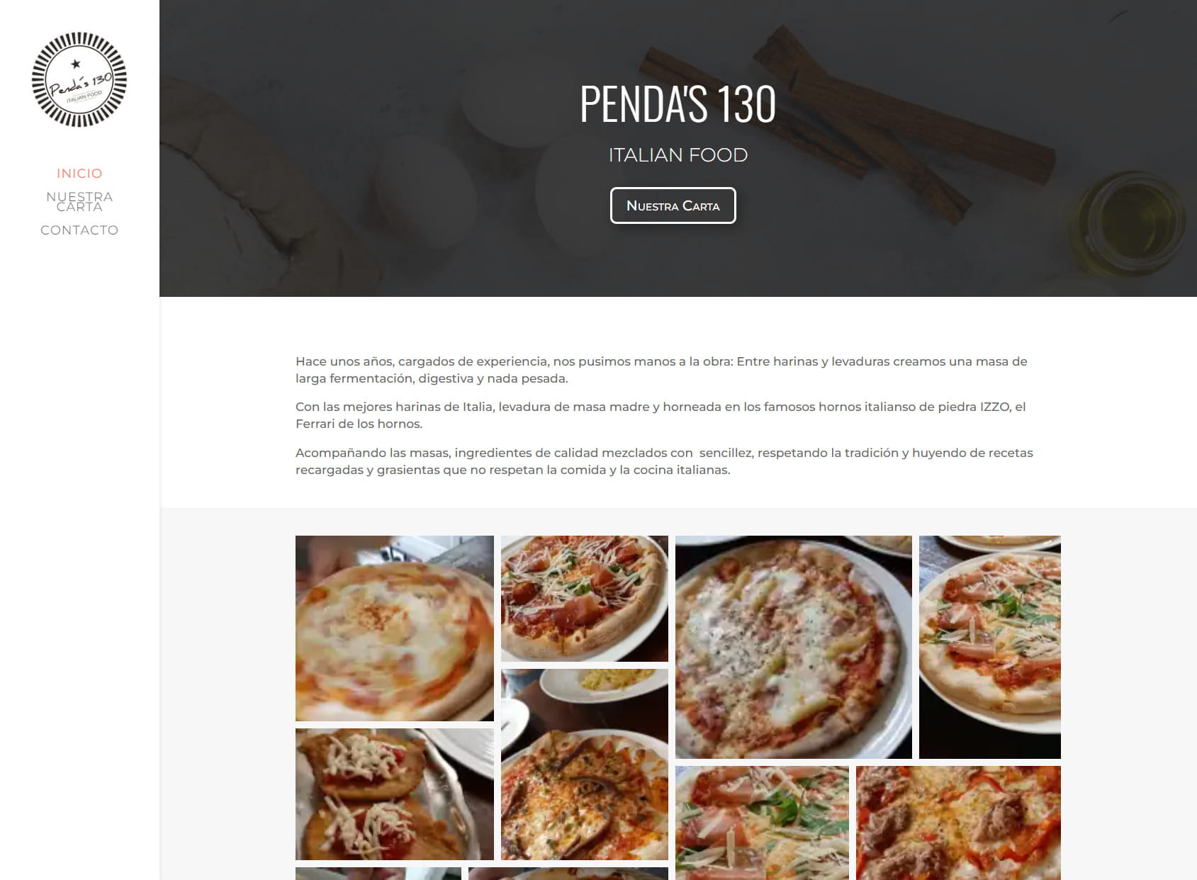 Penda's 130 italian food