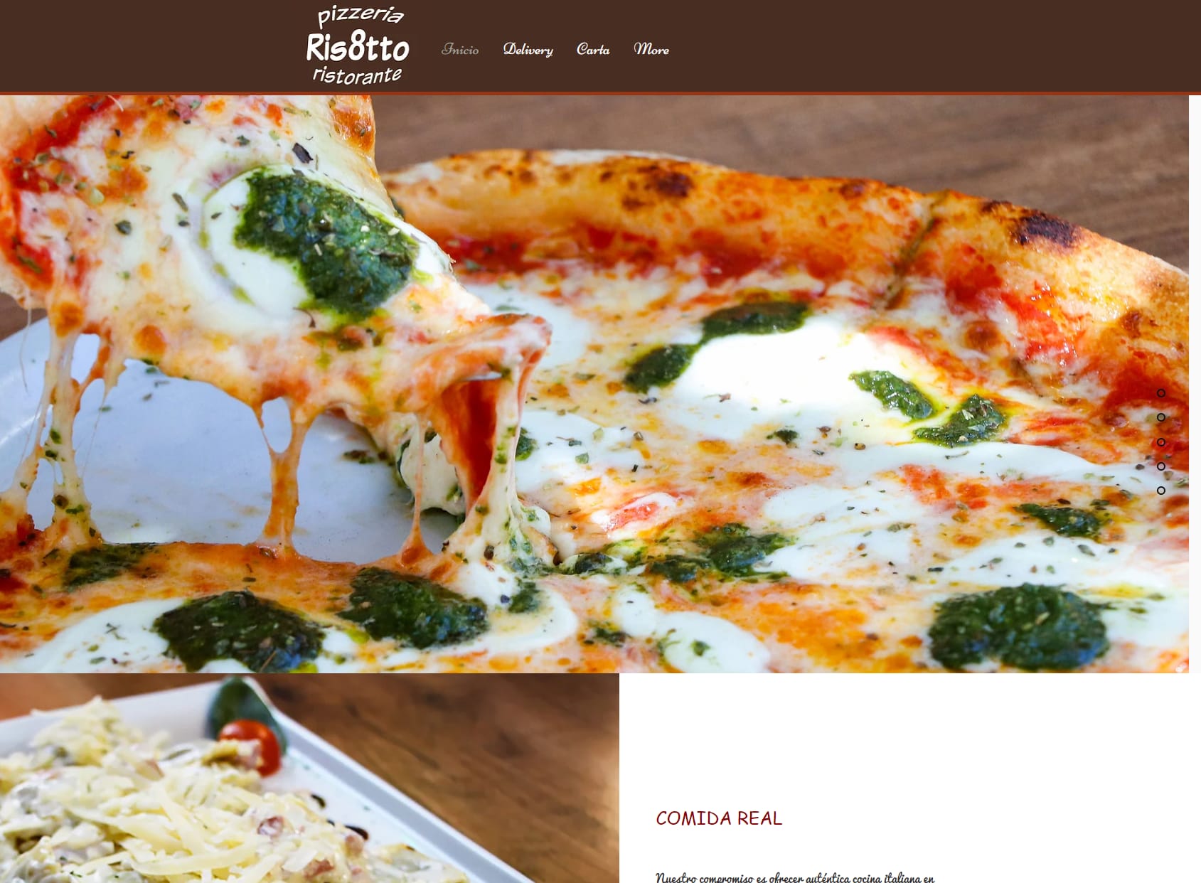 Restaurante italiano - pizzería - Ris8tto