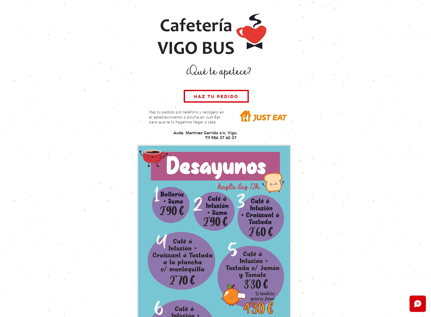 Cafetería Vigobus