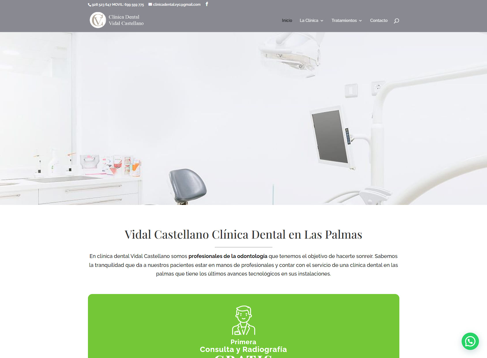 Clínica Dental Vidal Castellano-Dentista las palmas